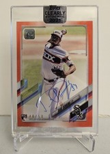 2021 Topps Clearly Authentic DANE DUNNING Red #CAA-DD 48/50 WHITE SOX