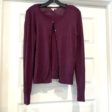 Halogen Women s Size M Cardigan Button Front ...