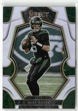Mike White 2022 Panini Select Silver Pirzm Premier Level New York Jets #178