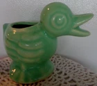 VTG MCM Jade Green McCoy Pottery 5" Long 3.75" High Duck Planter Mid Century Mod