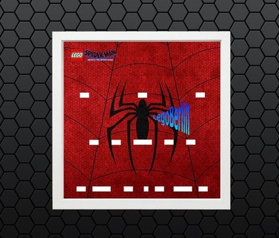 Displayrahmen für LEGO  Minifiguren Spiderman 71050 neu - Wall mount NEW SW/W
