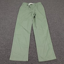 Vineyard Vines Pants Kids 12 Green Chino Elastic Waist Drawstring Twill Casual