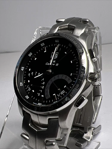 Tag Heuer CJF7112 Men's Watch GTS Calibre S 42mm Steel  w/ Box & Papers
