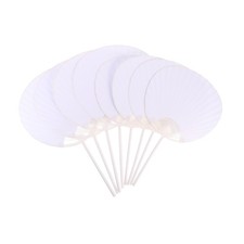 8 Pcs Diy Graduation Handheld Fan Summer Children Japanese Festival