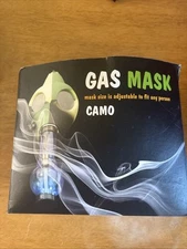 Gas Mask Camo Hookah Bong Camouflage Water Pipe Adjustable Mask Only