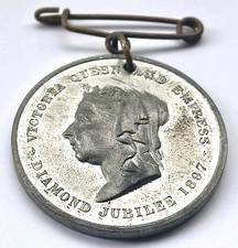 1897 Queen Victoria Diamond Jubilee Medal Dartford Commemoration 38mm W. Metal