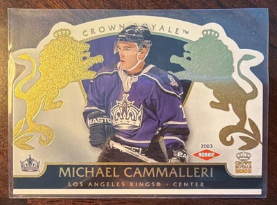 #ad 2002 03 Pacific Crown Royale Mike Cammalleri 2299 Rookie #117 LA Kings $1.99
