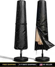 Waterproof Outdoor Umbrella Cover for 9ft-12ft Umbrellas, Heavy Duty 420D Oxford