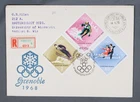 MayfairStamps Hungary FDC 1968 Grenoble Olympic Combo First Day Cover aax_01059