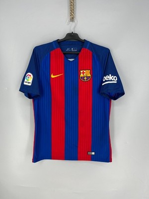 NIKE FCバルセロナ16/17ゲームシャツL beko LaLigaメッシ期 Nike FC Barcelona 2016/17 Home Jersey M LaLiga Patch Beko Dri-FIT