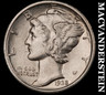 1935-D Silver Mercury Dime - Scarce High Grade Lustrous No Reserve #N3887 Mercury