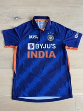India 2022 MPL ODI Cricket PLAYER ISSUE Shirt Jersey Top **RARE**