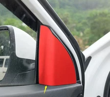 For Hyundai Elantra 2017-2020 Sticker Red A Post Front Triangle Cover Trim 4PCS