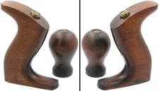 Orig. Walnut Hdl./Knob for V. & B. No. 803 "Lincoln" Smooth Plane-mjdtoolparts