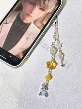 Love and Deepspace Xavier Anime Beaded Phone Chain kawaii Bag Hanging Ornaments