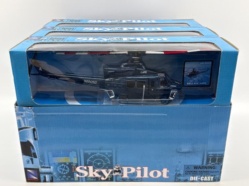 NewRay Sky Pilot 1:48 Bell 412 LAPD Police Helicopter Diecast Model N5929Z 148