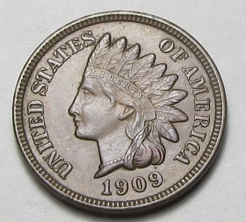 1909 INDIAN HEAD CENT,STRONG LIBERTY,4 DIAMONDS VERY NICE UNCIRCULATED COIN!(A3)