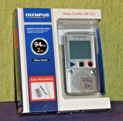 Olympus Note Corder DP-211 Digital Handheld Voice Recorder Diktiergerät
