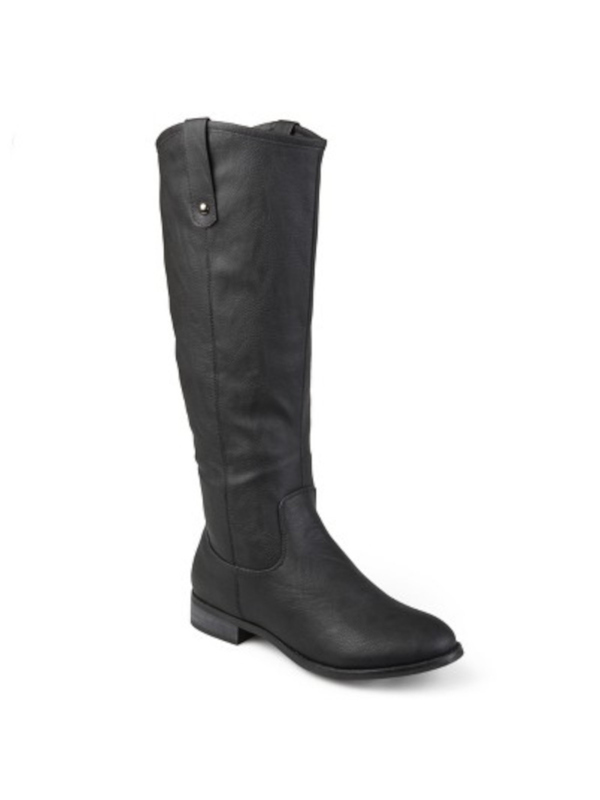 JOURNEE COLLECTION Womens Black Pull Tabs Taven Riding Boot 8 M XWC