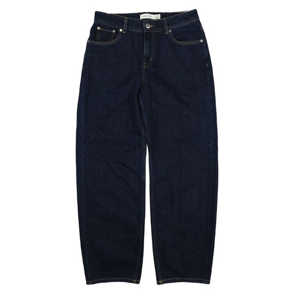 & Other Stories Jeans Women 6 Blue Denim Mom Jean Zip High Rise Barrel Size 6