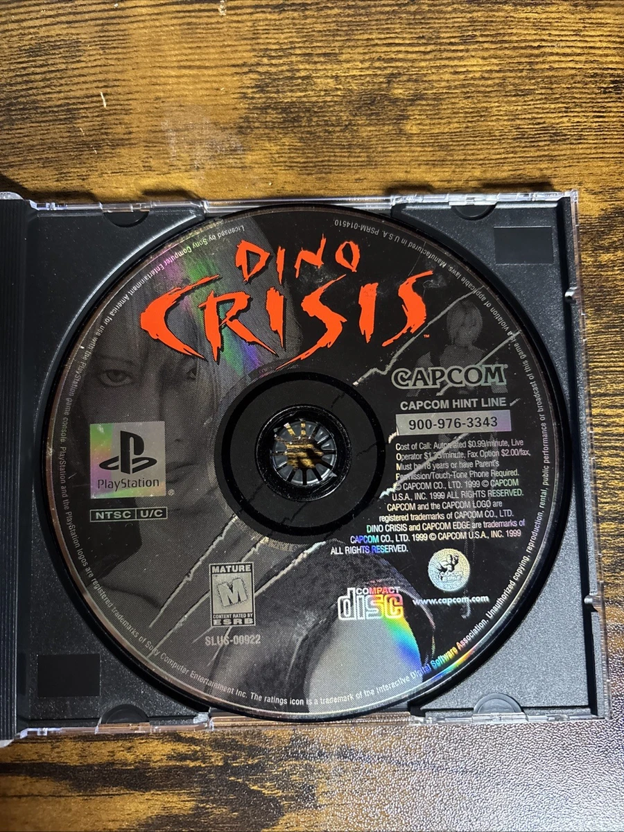 Jeu PS1 Dino Crisis - Version PlayStation 1, En Très Bon état, Rétro Gaming