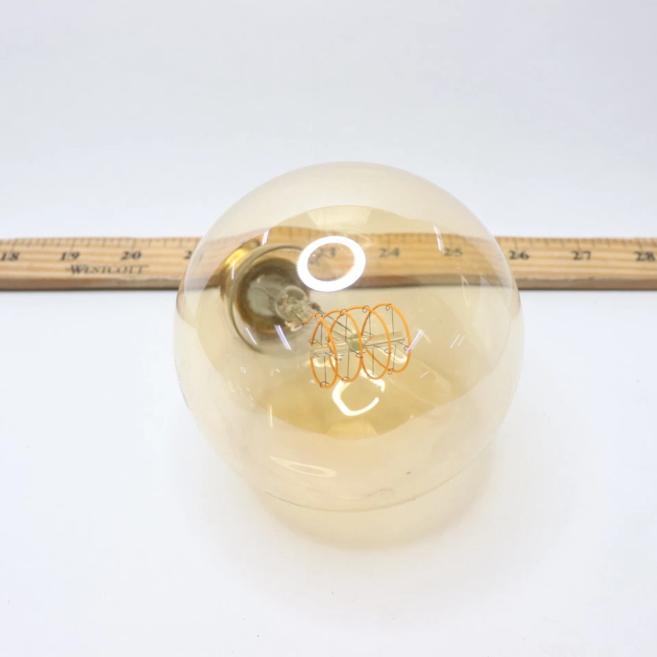 EcoSmart G30 Dimmable Horizontal Filament LED Vintage Edison Light Bulb - Image 4 of 4