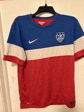 NIKE USMNT 2014 WORLD CUP BOMB POP AUTHENTIC JERSEY USA SIZE M AWAY