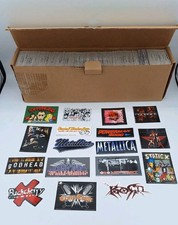Lot 299 Y2K Rock Band Vending Machine Stickers Metallica Korn Brand Imports VTG