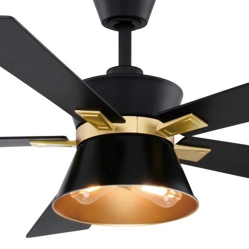 Vaxcel Lighting F0126 52" 5 Blade Indoor LED Ceiling Fan - Gold - Picture 3 of 12