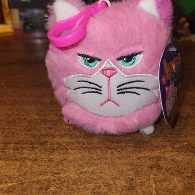 NEW Hangry Petz Bag Clip Series 1 ~ Lucy The Pink Cat Plush By Jay Play w/ Tags