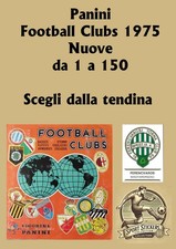 Panini Football Clubs 1975 da 1 a 150 Mancolista Nuove Scegli dall'elenco Menu
