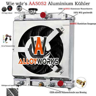 3-Reihig Kühler & Relay Lüfter Für HONDA CIVIC EJ/EK/DEL SOL EG/INTEGRA DB 92-00