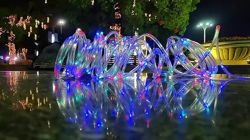 Cadena de luces 50/100 LED con energía solar fiesta Pascua jardín exterior lámpara impermeable - Vídeo 1 de 1