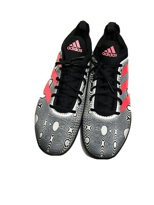 Adidas Defiant Generation Tennis Shoes White/Black/Red GW2975 Mens Size 13