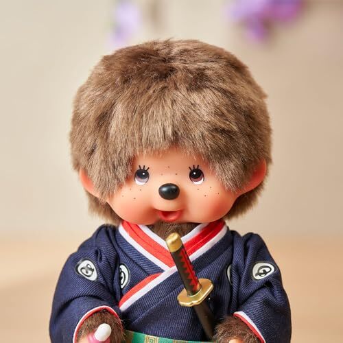 Maoです(*^^*) Kyugetsu Official Kimono Monchhichi Boy Samurai Doll IPM-15