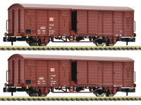 Fleischmann 826213 2Tlg Set Gedeckte GüTerwagen Gbs 258 Db, Ep V Spur N, Neu+Ovp