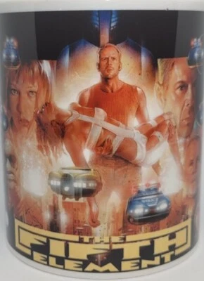 MUGMENTUM The Fifth Element MUG 23rd Century Science Fiction Milla Jovovich Bruce Willis