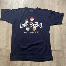Limp Bizkit Anger Management Tour Asia/ Australia Sz Medium Blue Concert Tee 00s