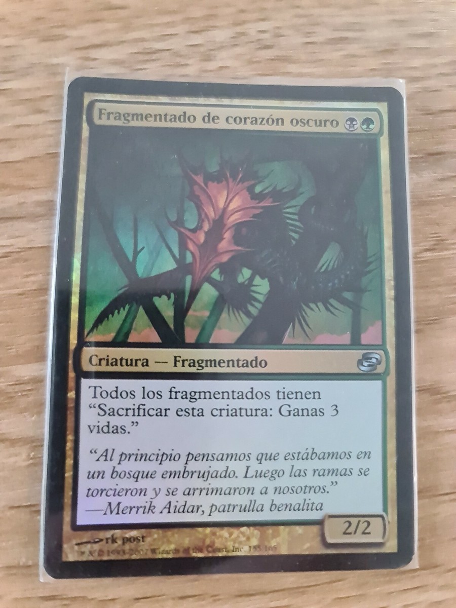 Magic: The Gathering Darkheart Sliver Card – Uncommon From Planar Chaos Set