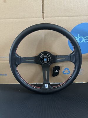 350mm Deep Dish Steering Wheel - Fit 6 hole Hub Like Nardi NRG Grip