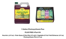 Microbe Life Hydroponics 1 Gallon Premium Photosynthesis Plus FREE 4 Part Kit