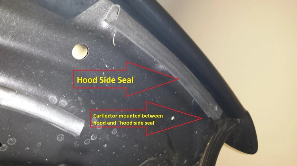 Protector de capó Husky Carflector deflector protector contra insectos para Nissan Rogue 2014-2020 Foto 3 de 4