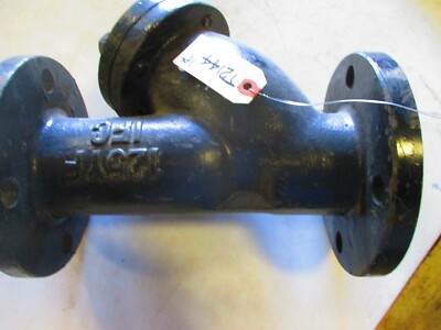 IFC Y125FIB Cast Iron Wye Y Strainer 2'' CL 125 FF Flanged w/ SS .045 Perf Screen