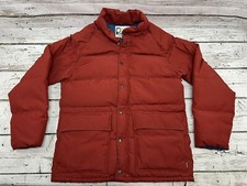 VTG Penfield Trailwear Men's Orange Winter Outdoor Puffer Jacket Made In USA - M