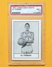 1961 Hawks Essex Meats - AL FEEEARI - PSA 7.5