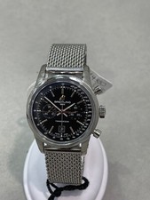 BREITLING Transocean Chronograph 38 A141310 Automatic Black Dial Mens Watch
