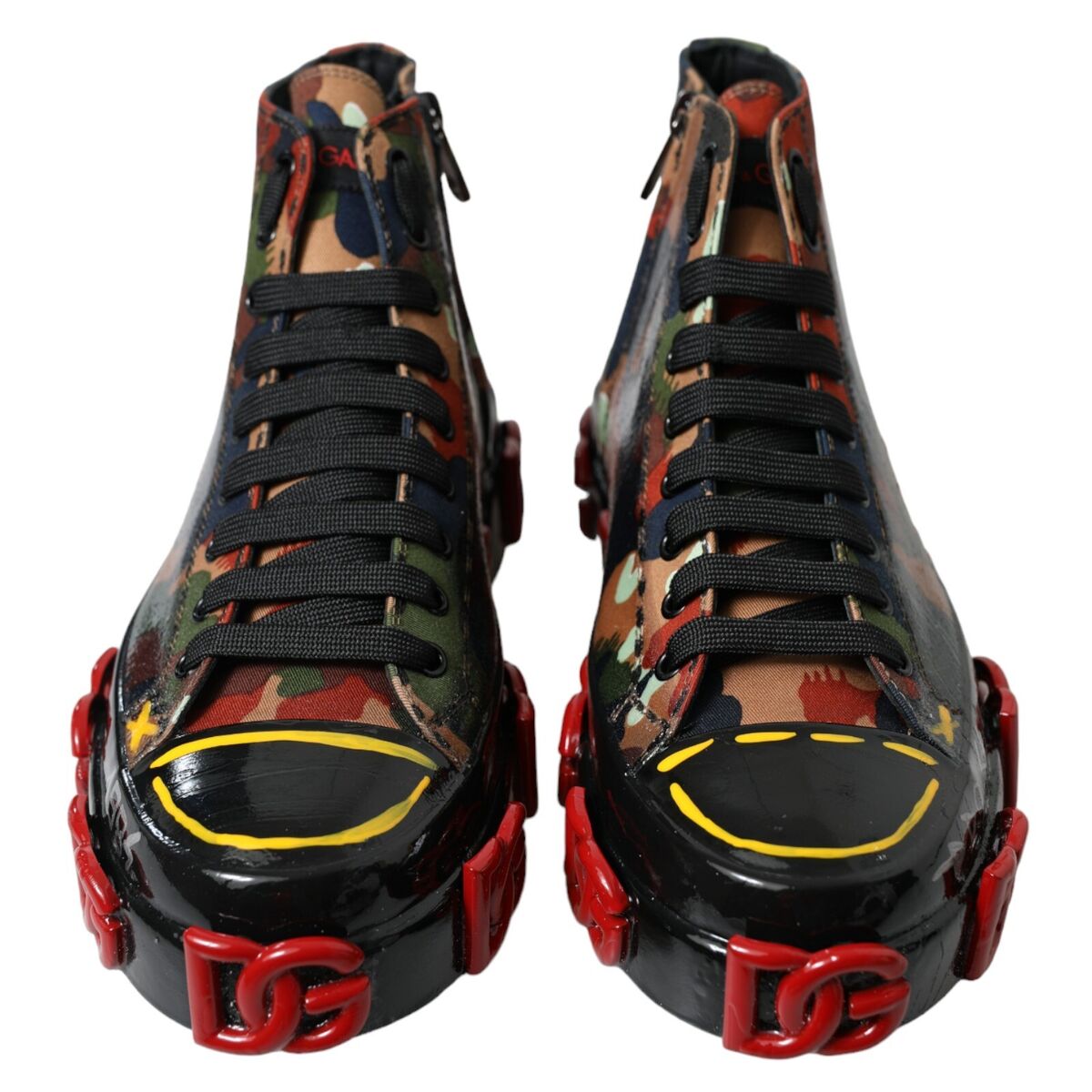 DOLCE & GABBANA Shoes Sneakers Multicolor Camouflage High DOLCE & GABBANA Shoes Sneakers Multicolor Camouflage High