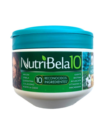 NutriBela10 Tratamiento Capilar Hidratacion 300g