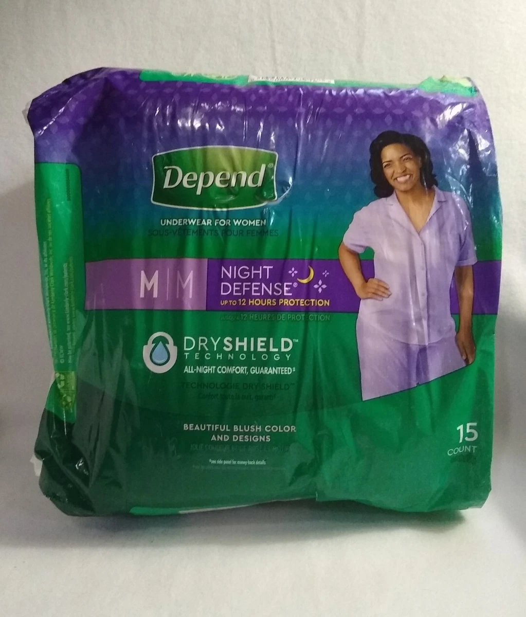 Depend Night Defense Adult Incontinence Underwear for Women