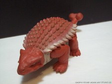 Playskool Definitely Dinosaur Ankylosaurus Toy Vintage Action Figure Lozar 1987